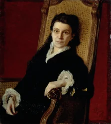 Portrait of Poliksena Stepanovna Stasova, wife of D.V. Stasov